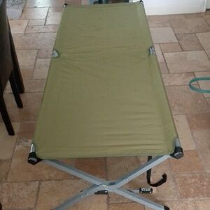Portable Green Folding Cot